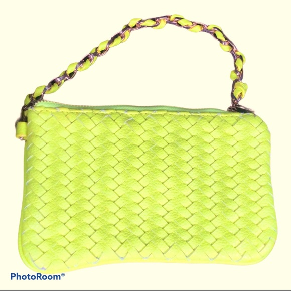 Deux Lux Handbags - 3/$15 Neon Yellow Purselet